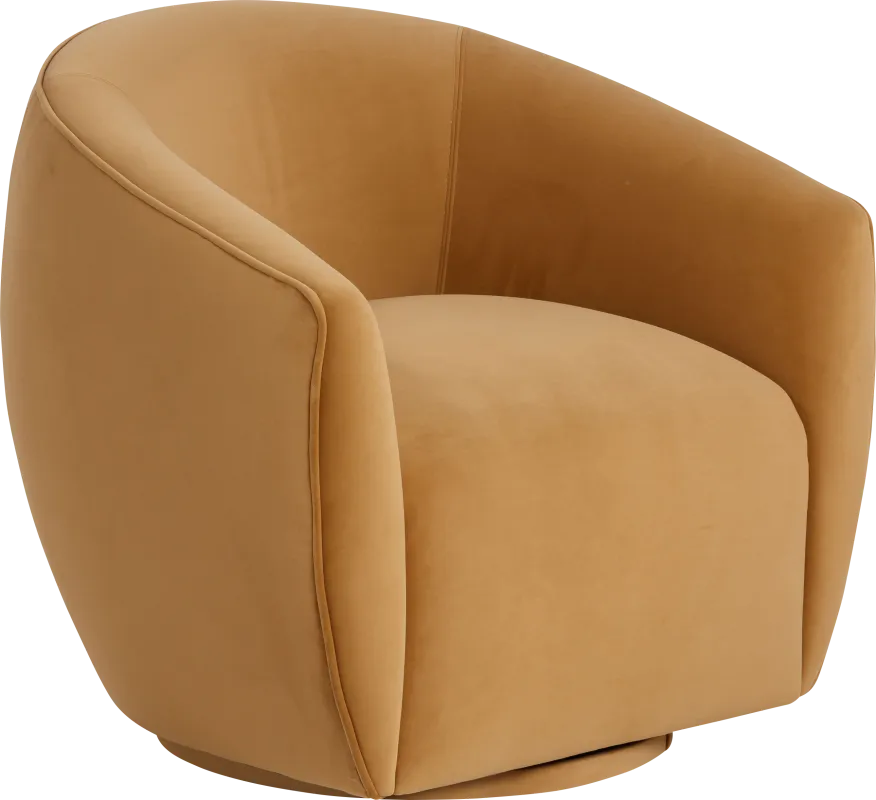 Desertpeak Tan Swivel Accent Chair
