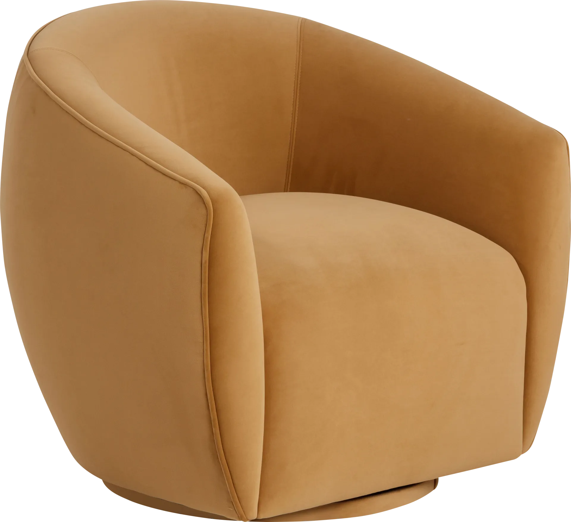 Desertpeak Tan Swivel Accent Chair - Image 1
