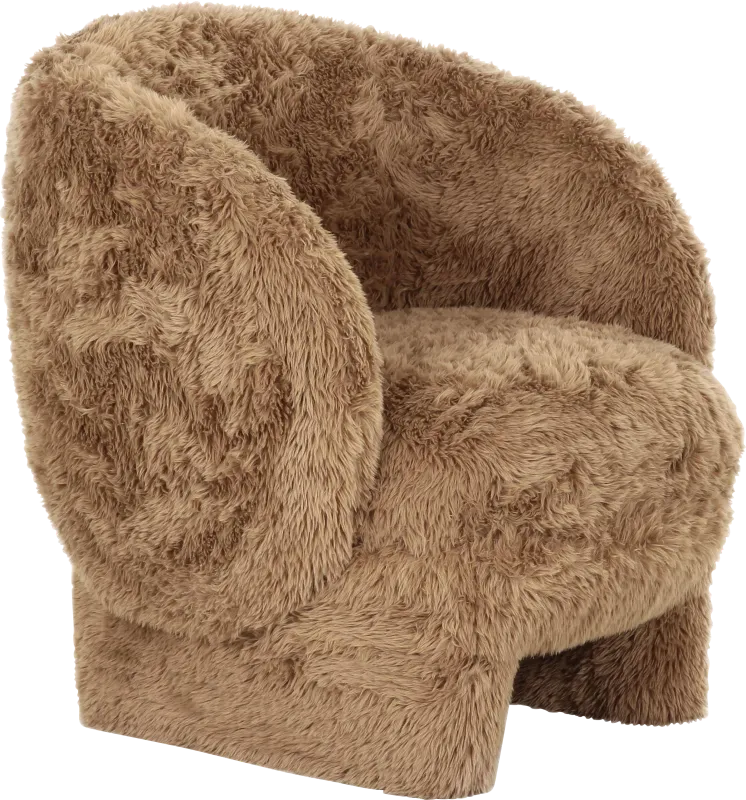 Carriger II Taupe Accent Chair
