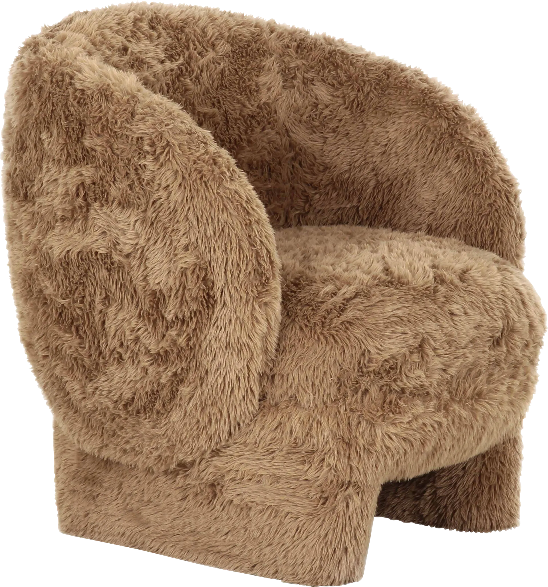Carriger II Taupe Accent Chair - Image 1