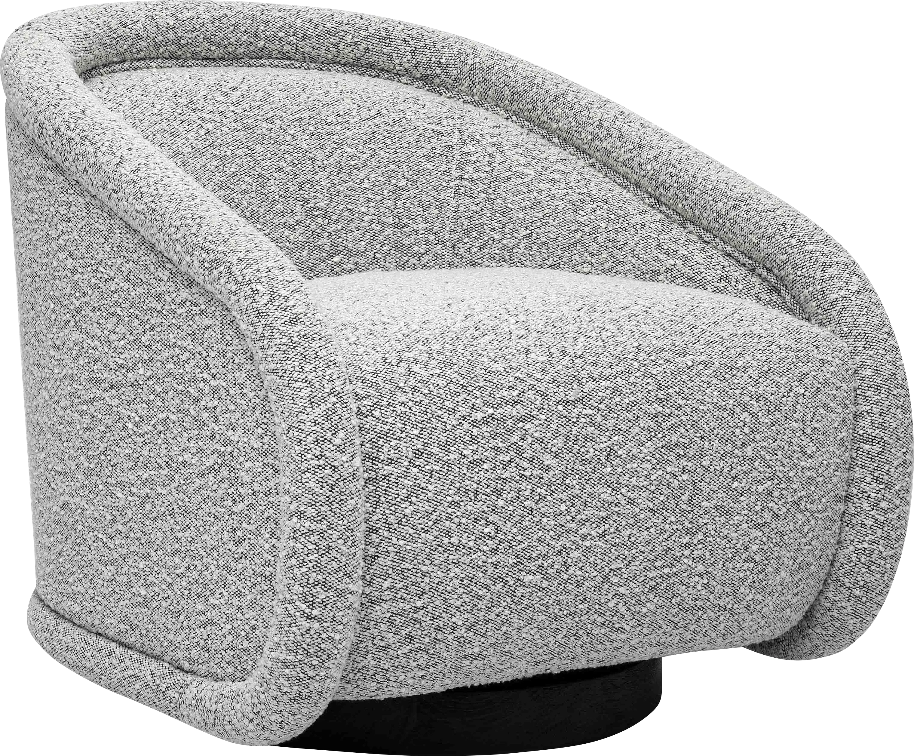 Emmamine Gray Swivel Accent Chair - Thumbnail - Image 1