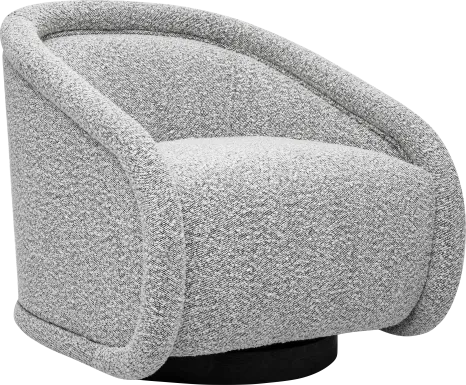 Emmamine Gray Swivel Accent Chair
