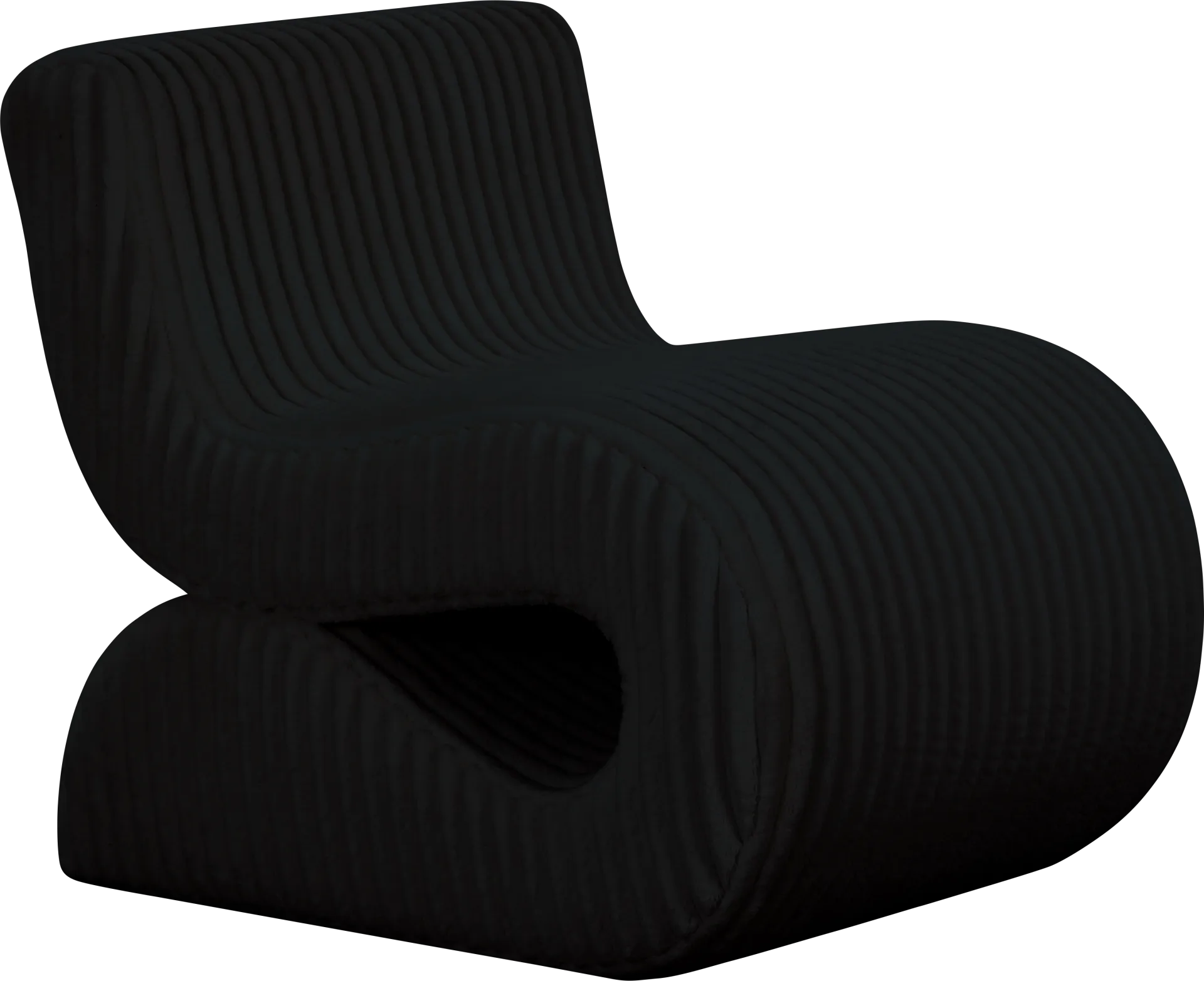 Fortrose Black Accent Chair - Image 1