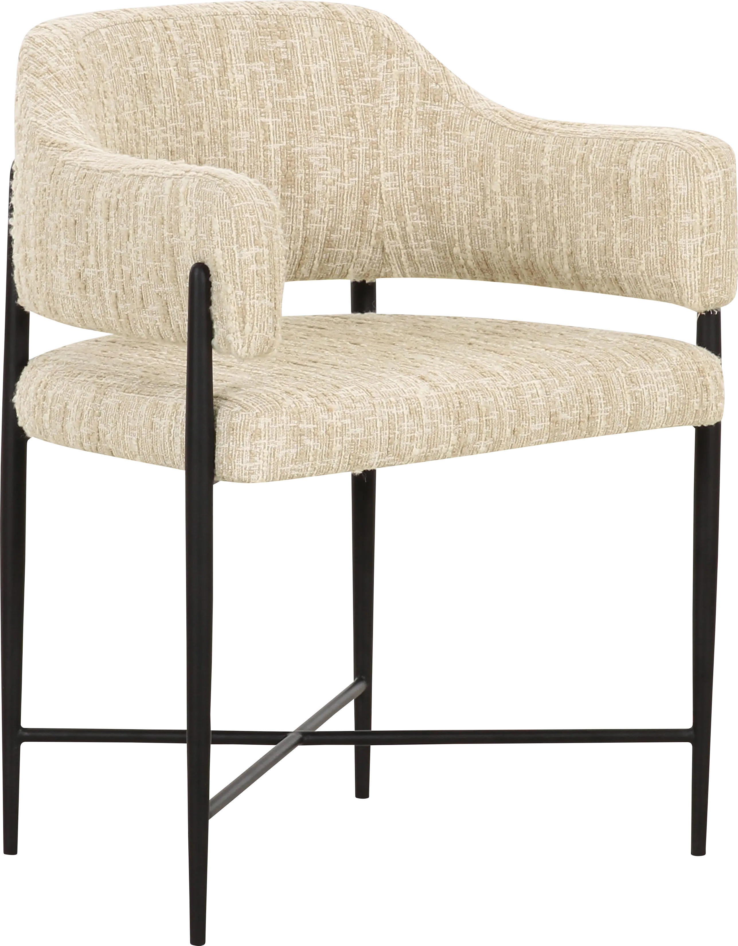 Hansomcab Cream Arm Chair - Thumbnail - Image 1