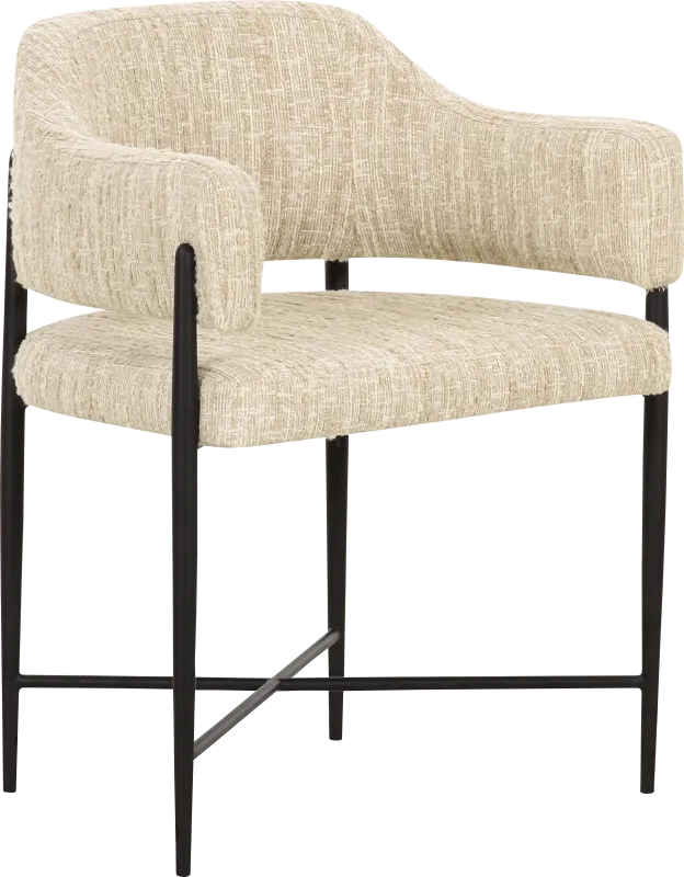 Hansomcab Cream Arm Chair