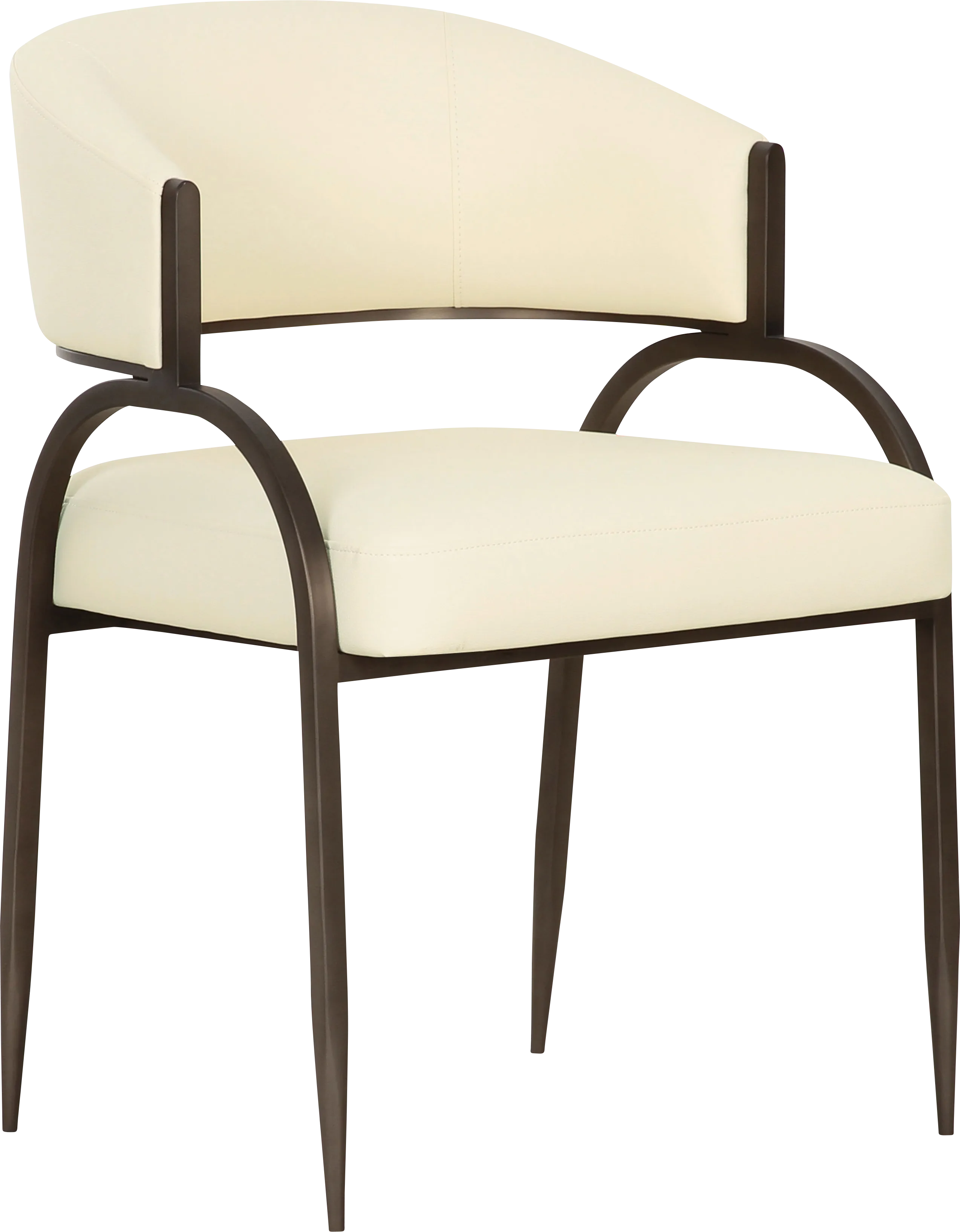 Ibapah II Cream Arm Chair