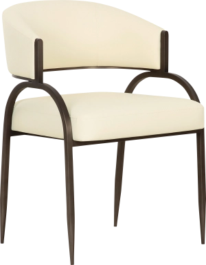 Ibapah II Cream Arm Chair