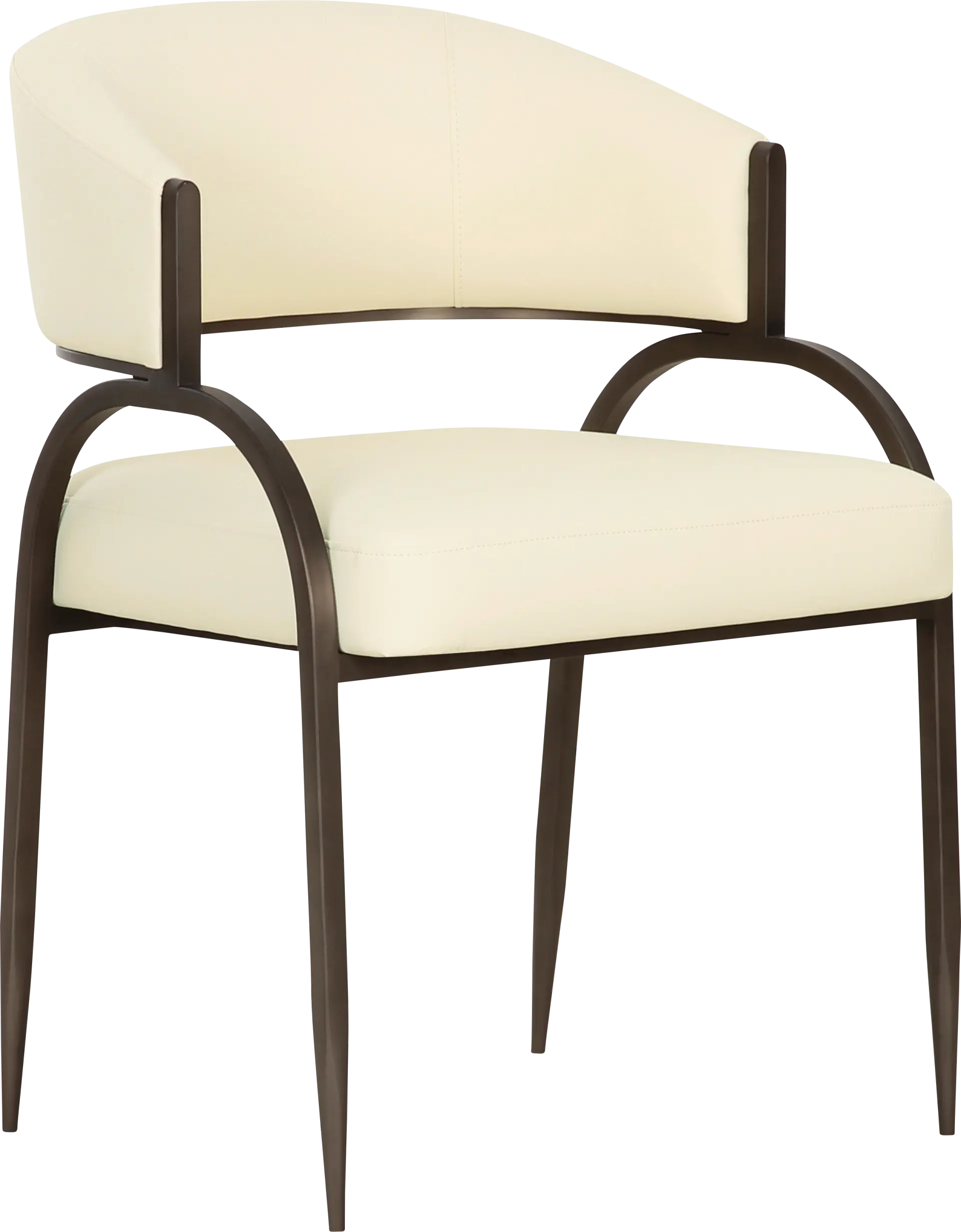 Ibapah II Cream Arm Chair