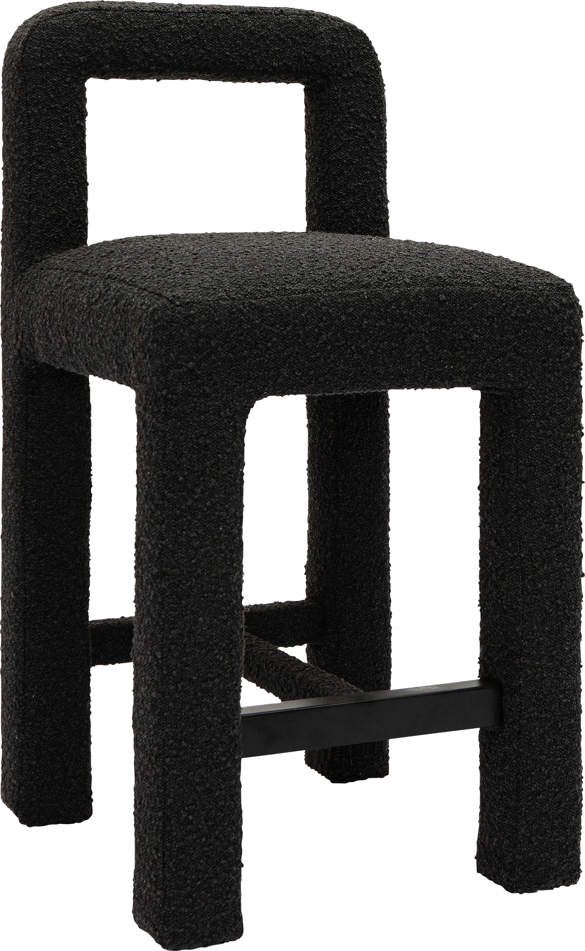 Beaudelaire Black Counter Height Stool - Image 1