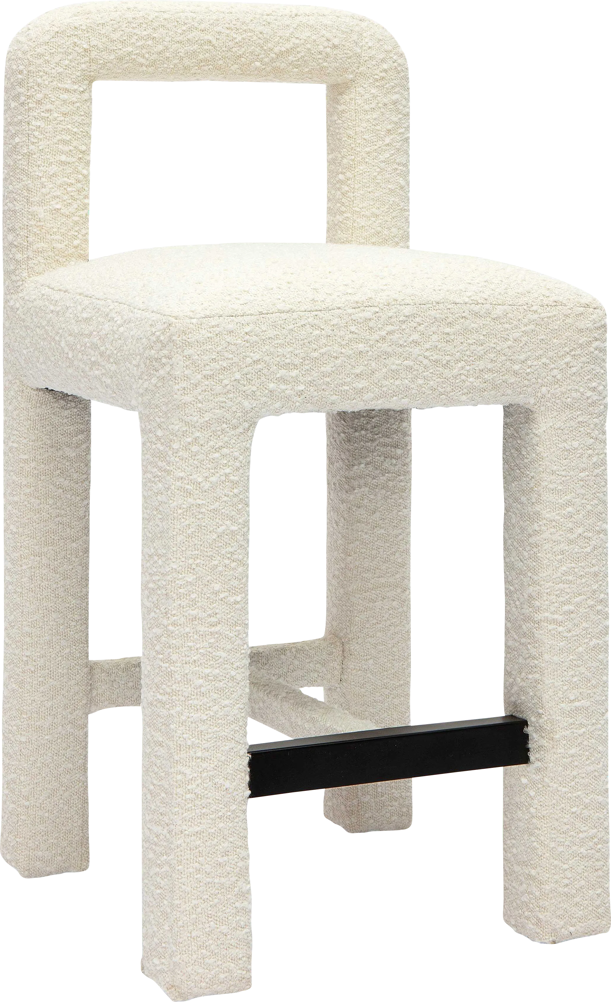 Beaudelaire Cream Counter Height Stool - Thumbnail - Image 1