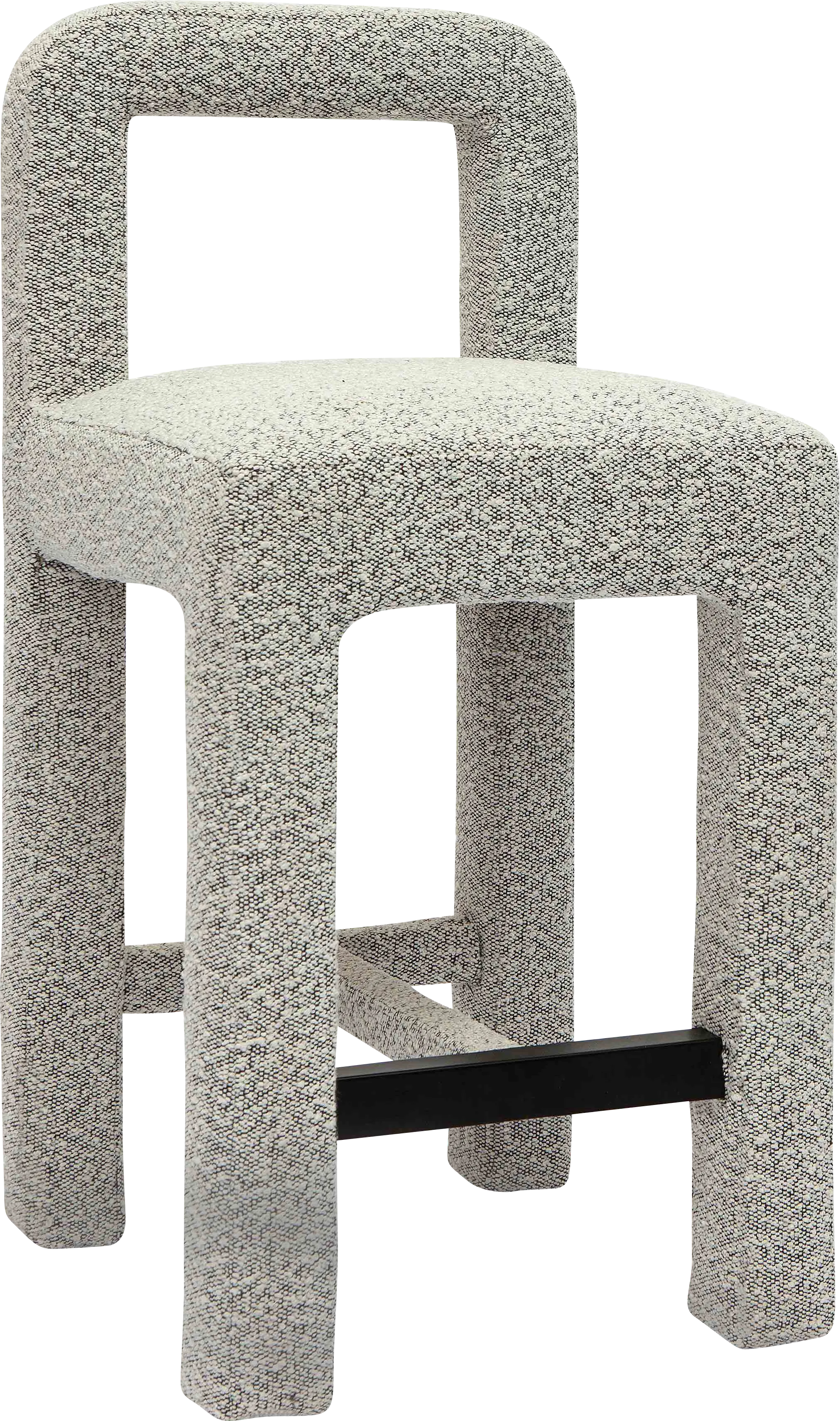 Beaudelaire Gray Counter Height Stool - Thumbnail - Image 1