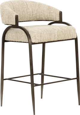 Ibapah I Cream Counter Height Stool
