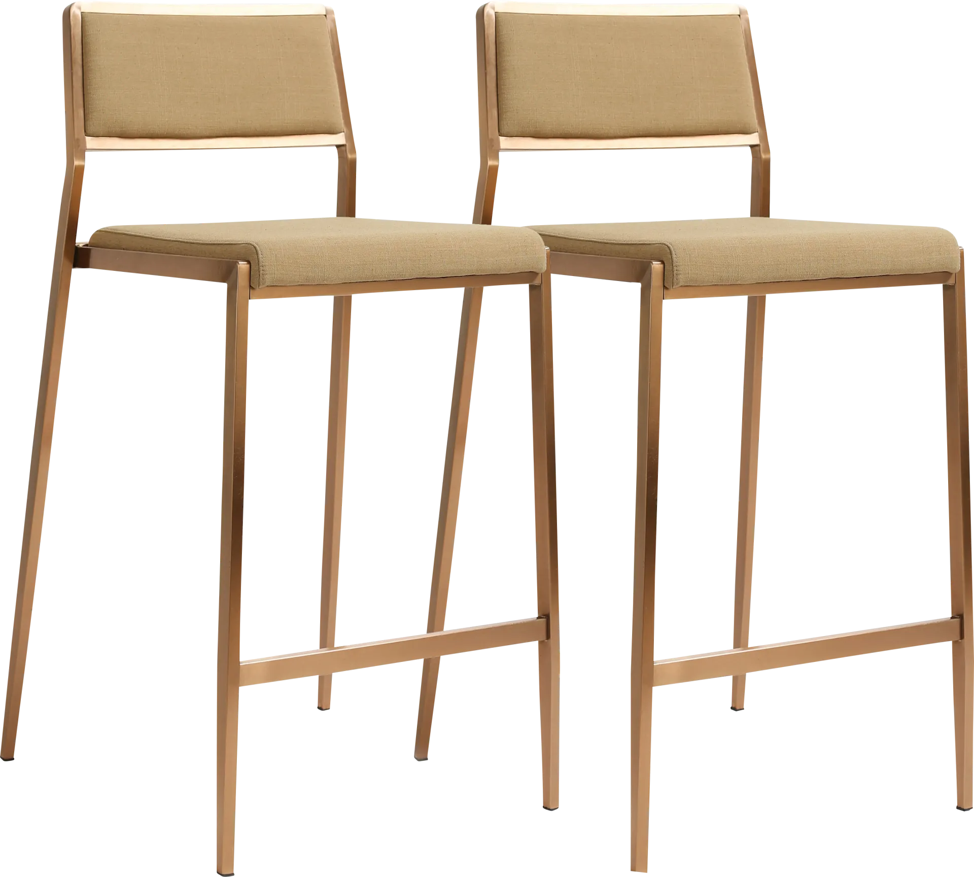 Cloudywing II Tan Counter Height Stool, Set of 2 - Image 1