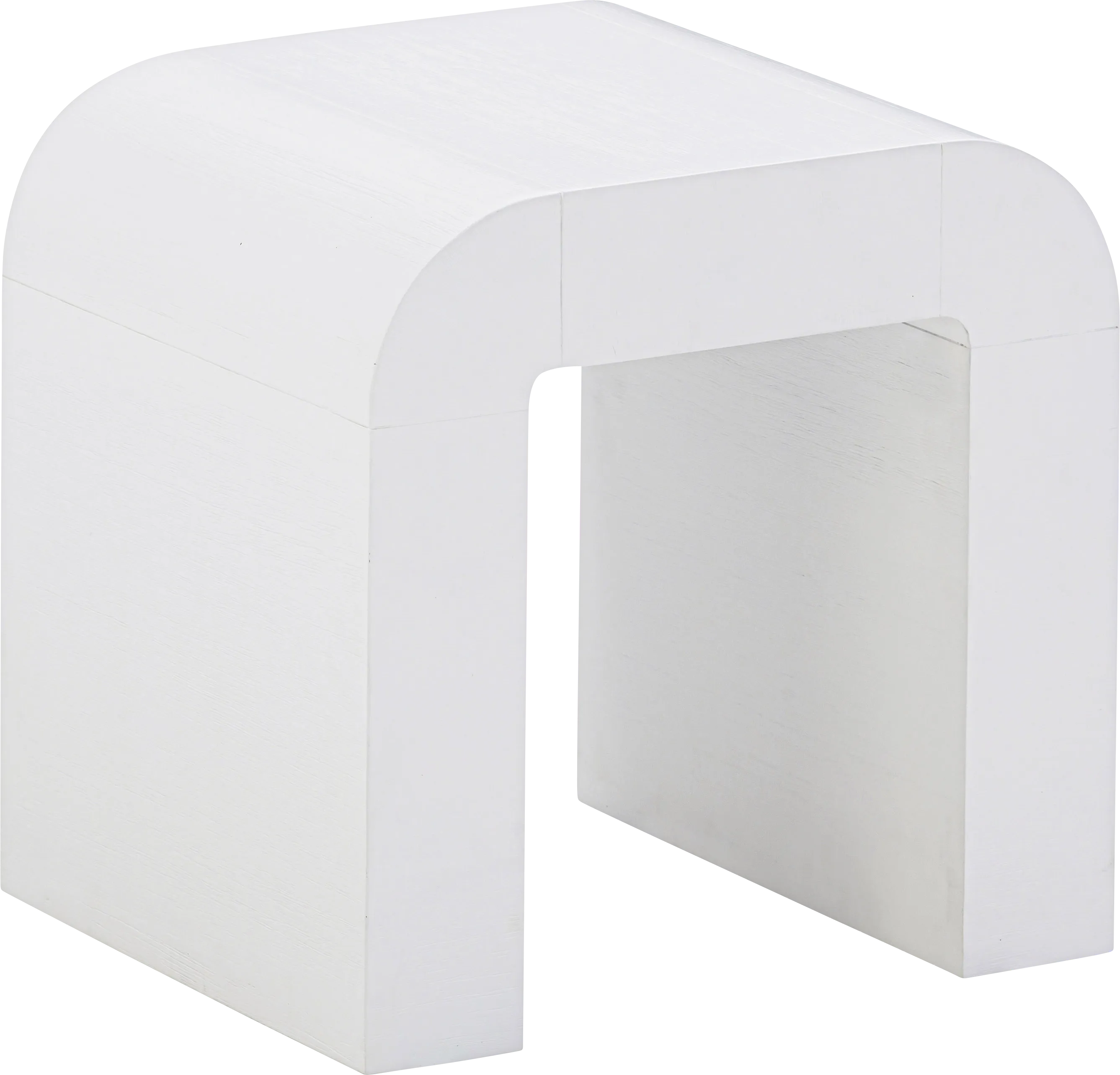 Storla White End Table - Thumbnail - Image 1