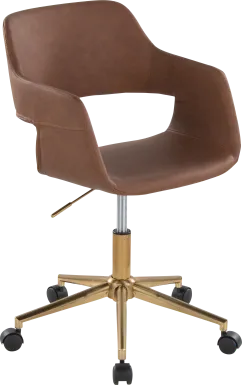 Whisp I Brown Desk Chair