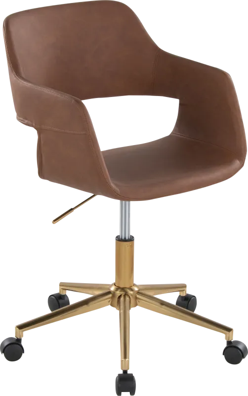 Whisp I Brown Desk Chair