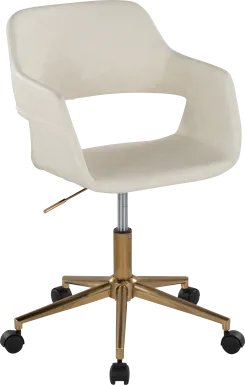 Whisp I Cream Desk Chair