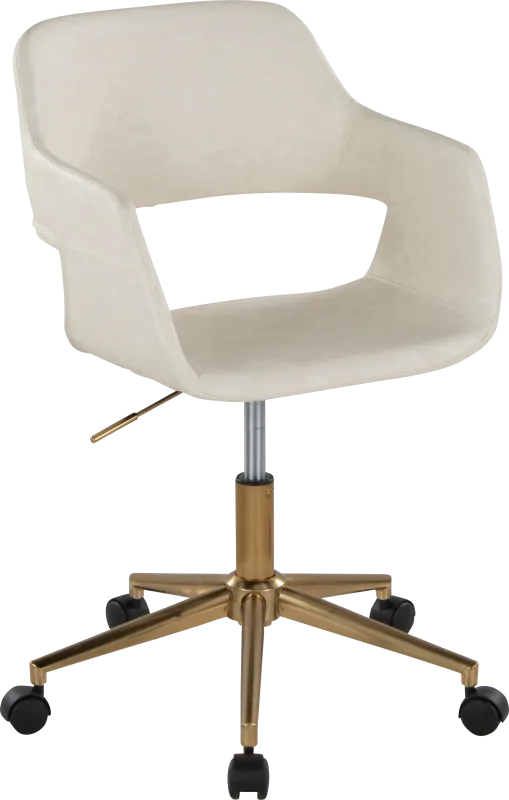 Whisp I Cream Desk Chair