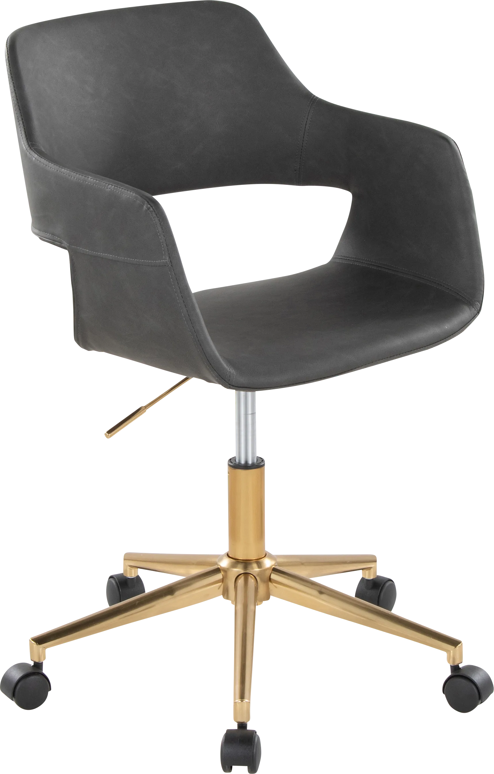 Whisp I Gray Desk Chair - Thumbnail - Image 1