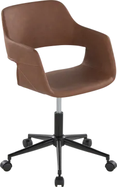 Whisp II Brown Desk Chair