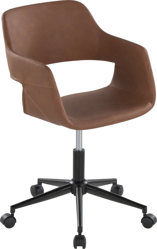 Whisp II Brown Desk Chair