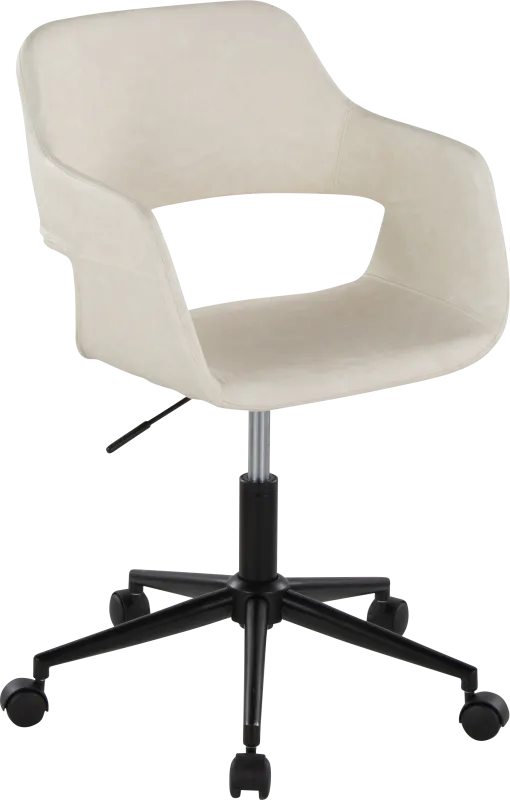 Whisp II Cream Desk Chair
