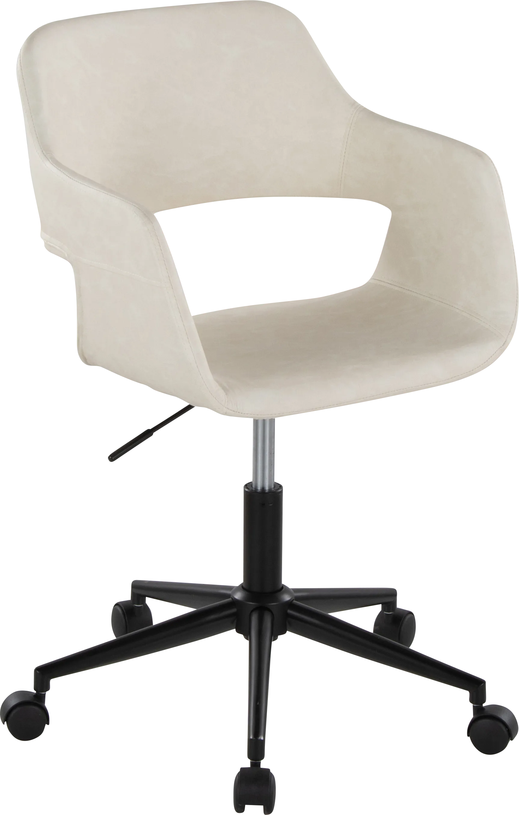 Whisp II Cream Desk Chair - Image 1