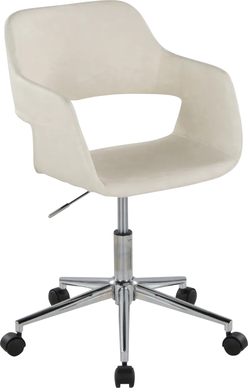 Whisp III Cream Desk Chair
