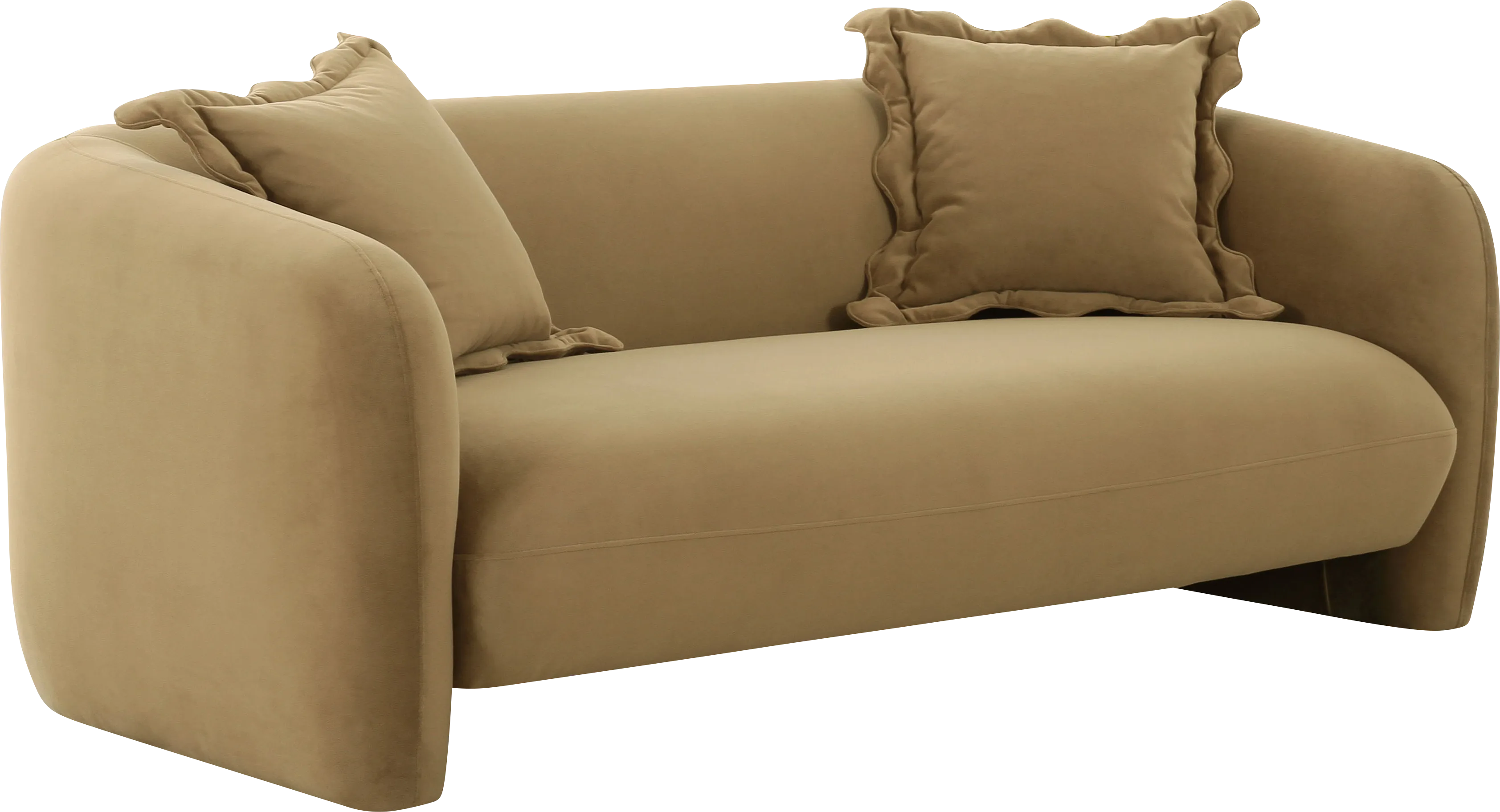 Tinamous Brown Loveseat - Thumbnail - Image 1