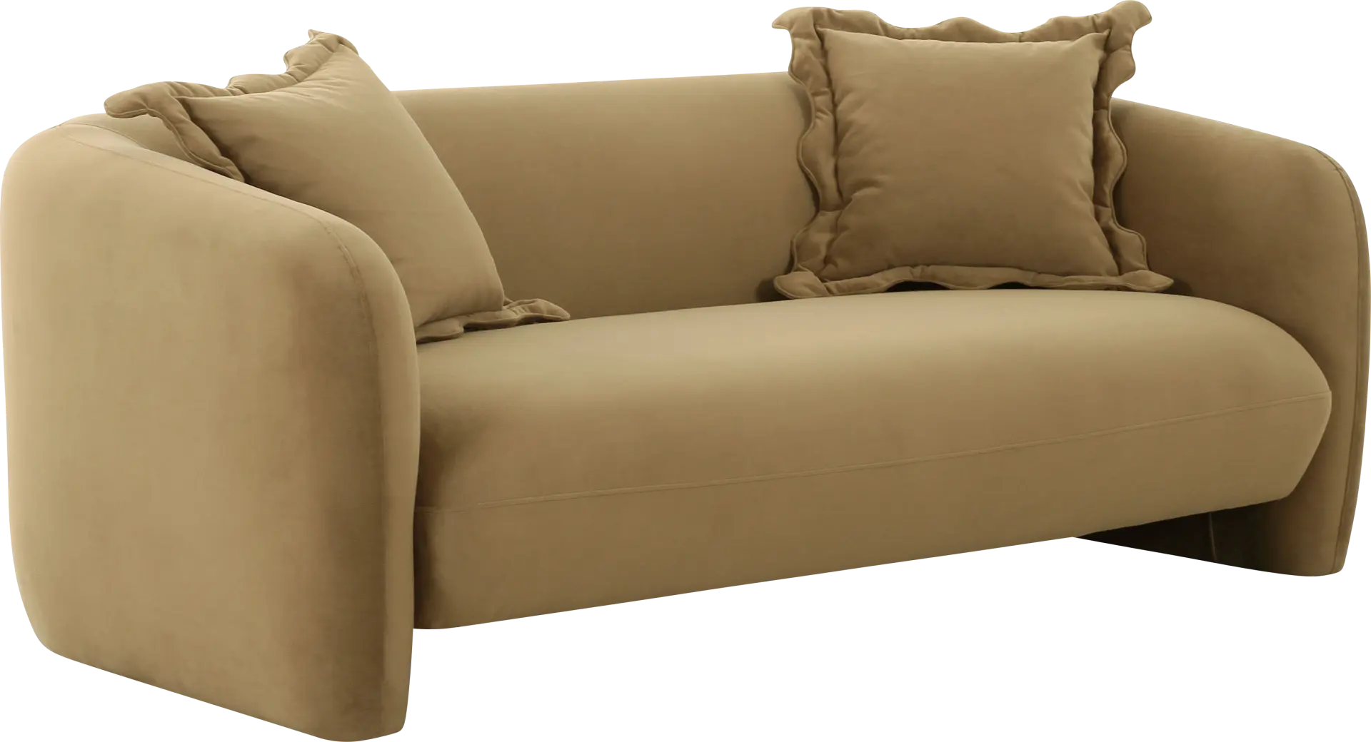 Tinamous Brown Loveseat