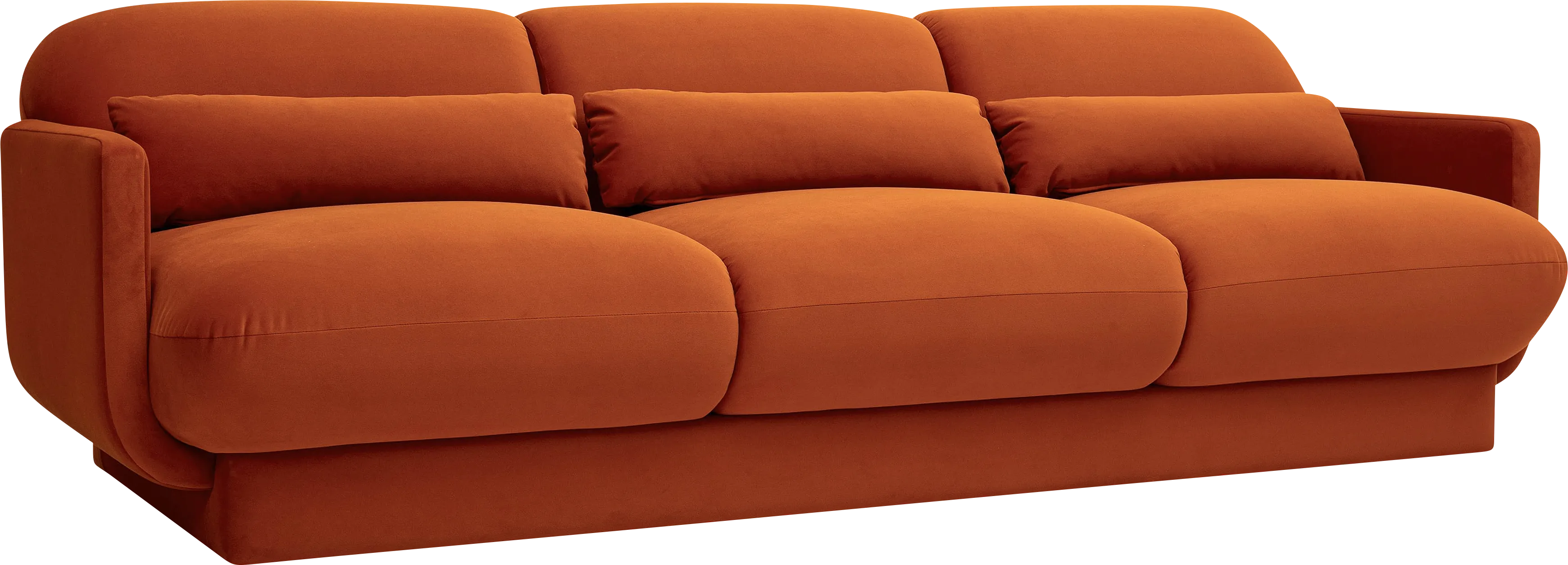 Alahandra Rust Sofa - Thumbnail - Image 1