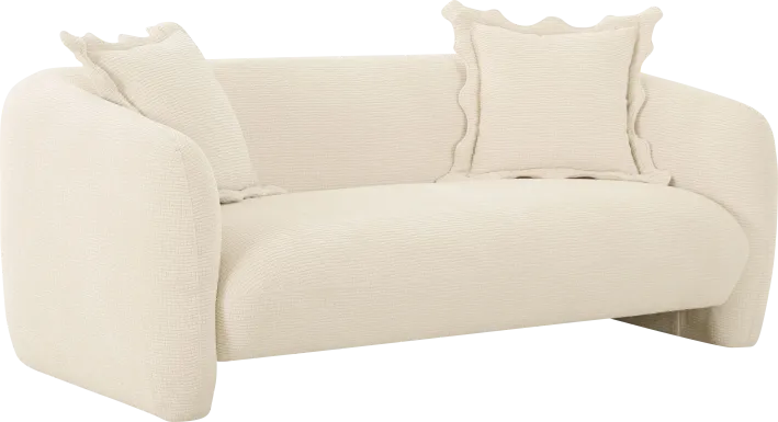 Tinamous Beige Loveseat