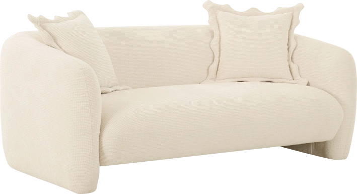 Tinamous Beige Loveseat