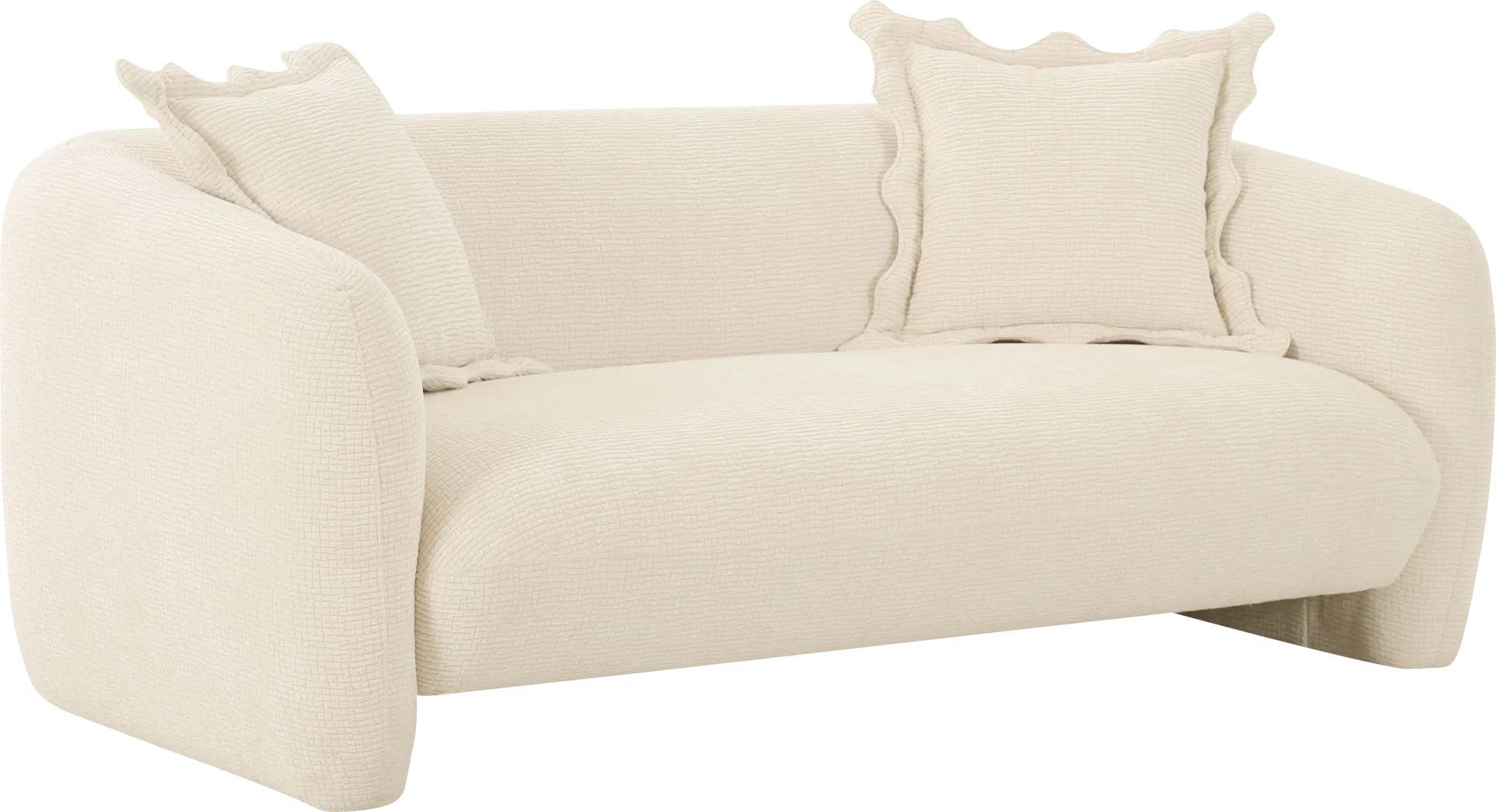 Tinamous Beige Loveseat - Image 1