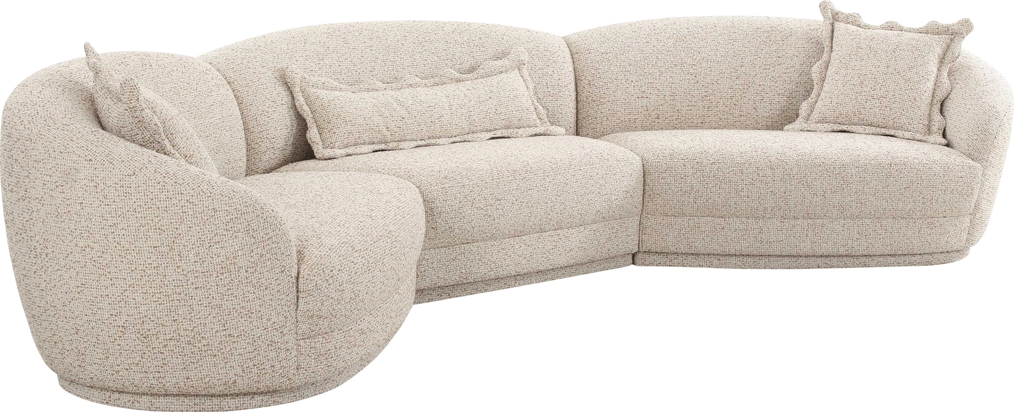 Argyll Beige 3 Pc Sectional - Thumbnail - Image 1
