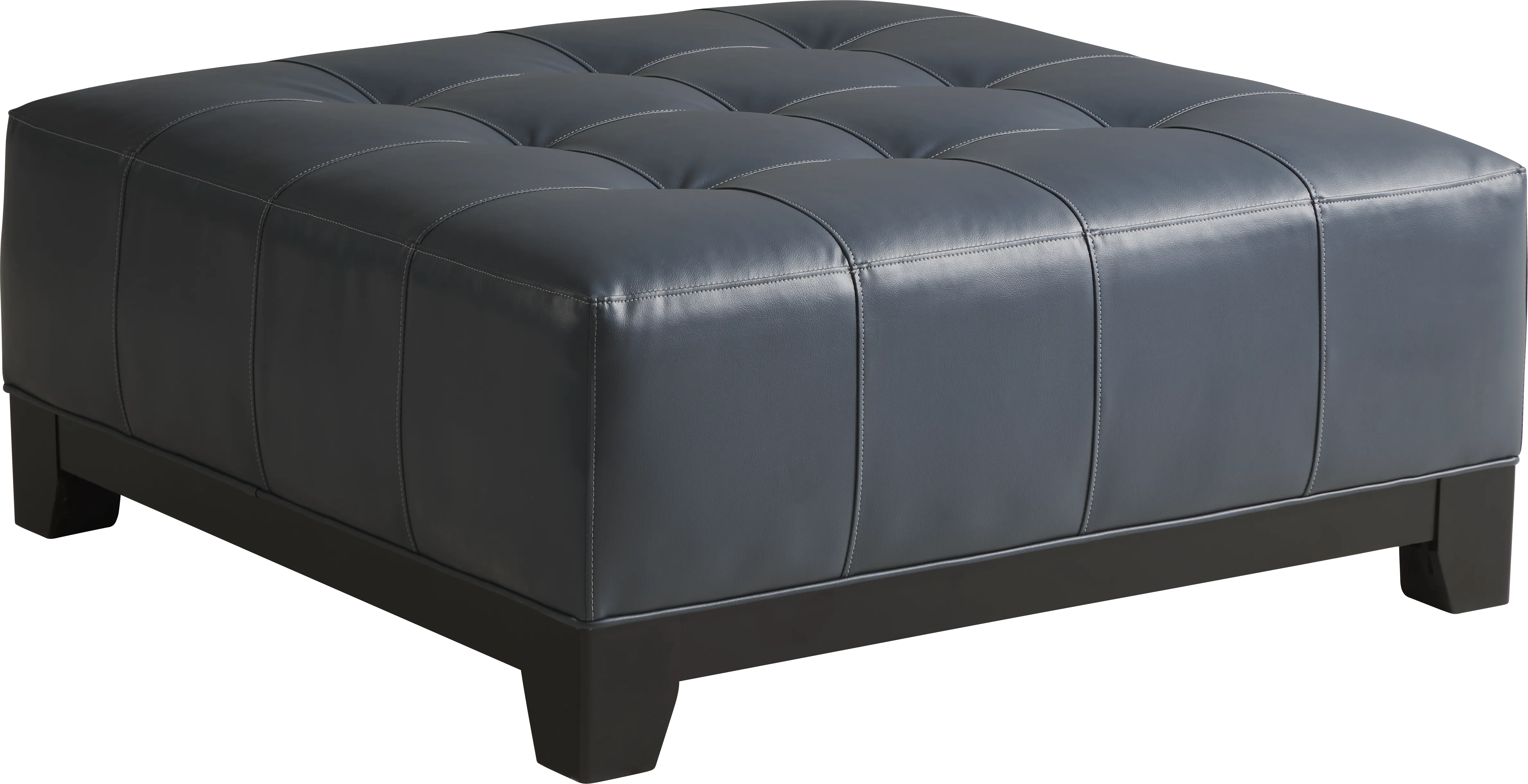 Bedford Park Blue Cocktail Ottoman - Thumbnail - Image 1