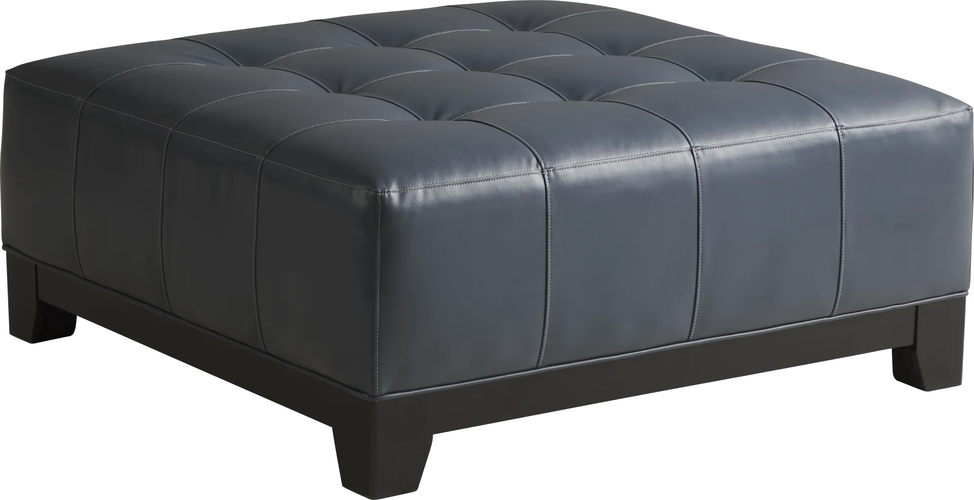 Bedford Park Blue Cocktail Ottoman - Image 1