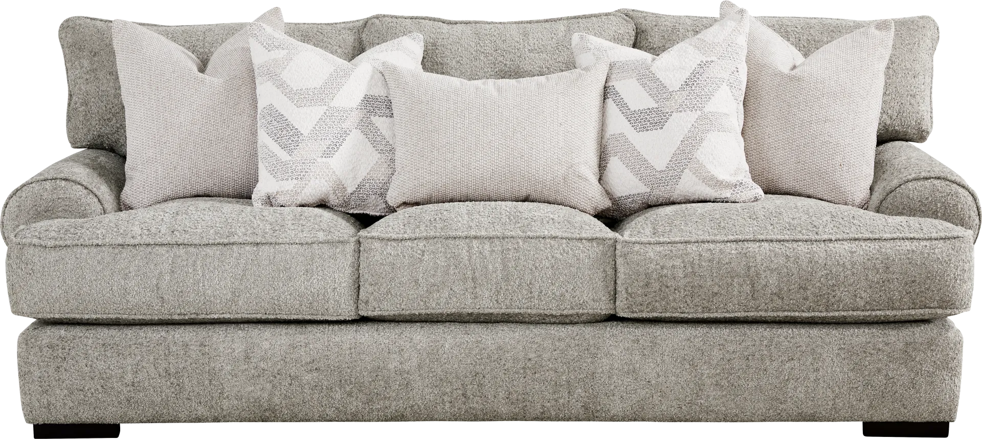 Goodwin Gray 8 Pc Living Room with Gel Foam Sleeper Sofa - Image 2