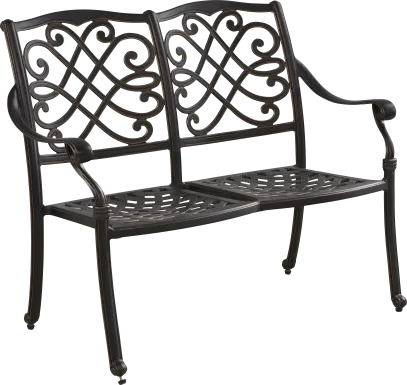Carina Bronze Outdoor Bench