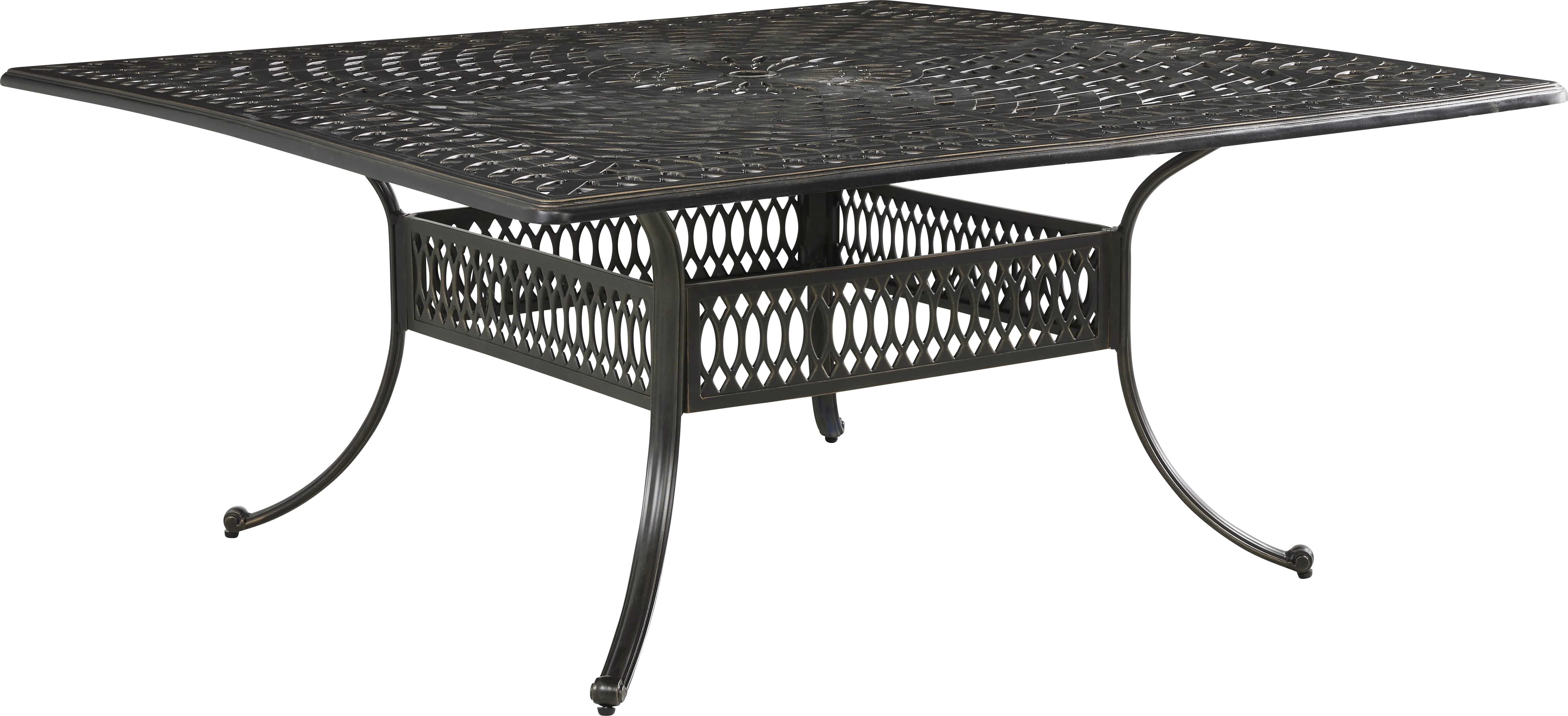 Carina Bronze 9 Pc Square Outdoor Dining Set with Sky Cushions - Thumbnail - Image 2