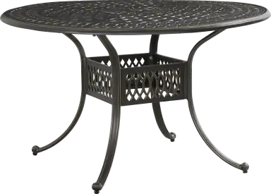 48 in round outdoor dining table