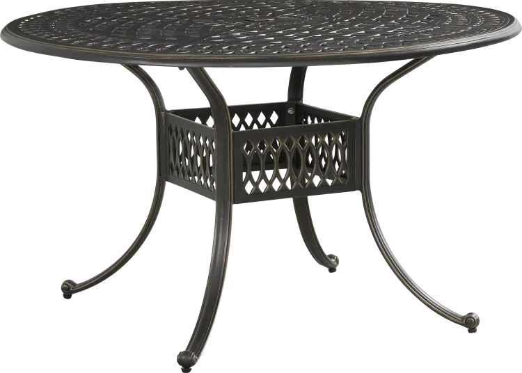 48 in round outdoor dining table