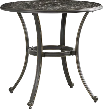 Carina Bronze 30 in. Round Outdoor Dining Table