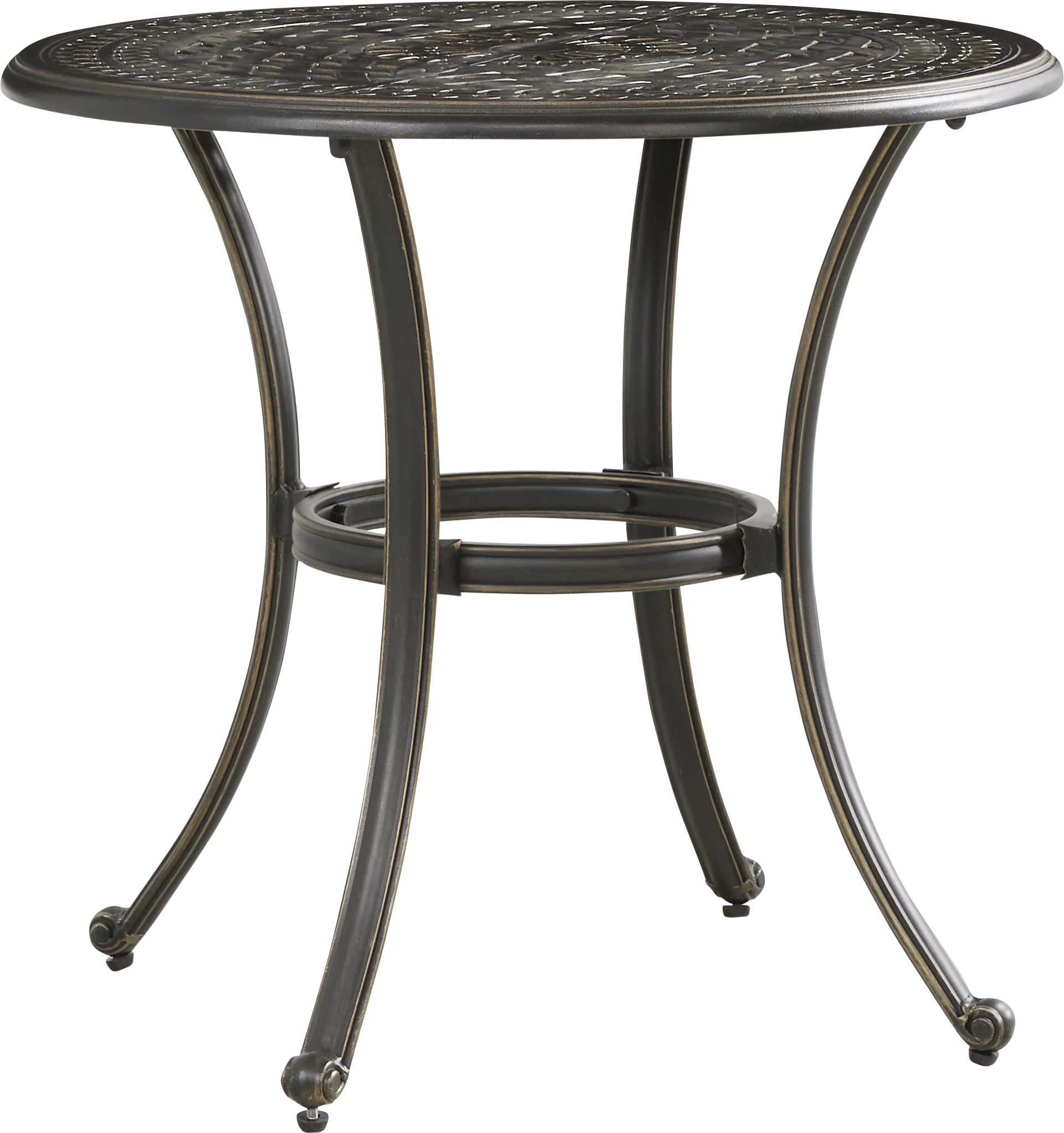Carina Bronze 30 in. Round Outdoor Dining Table - Image 2