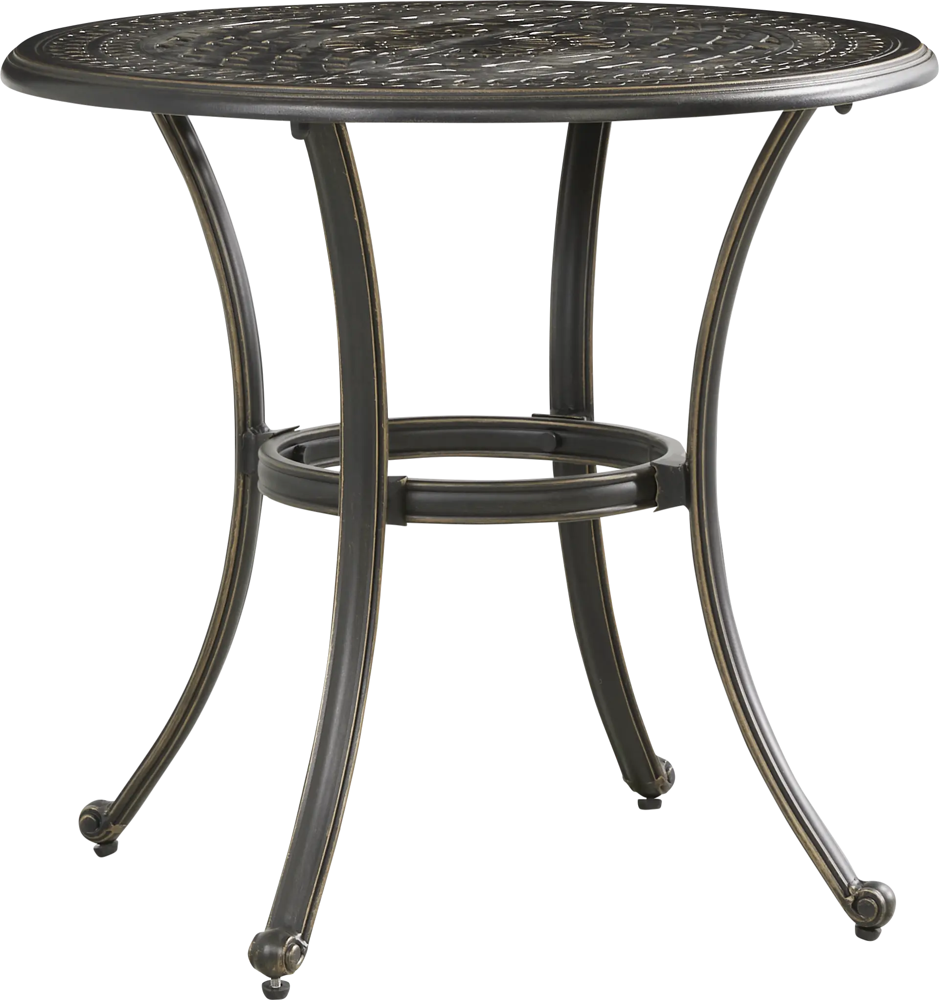 Carina Bronze 30 in. Round Outdoor Dining Table