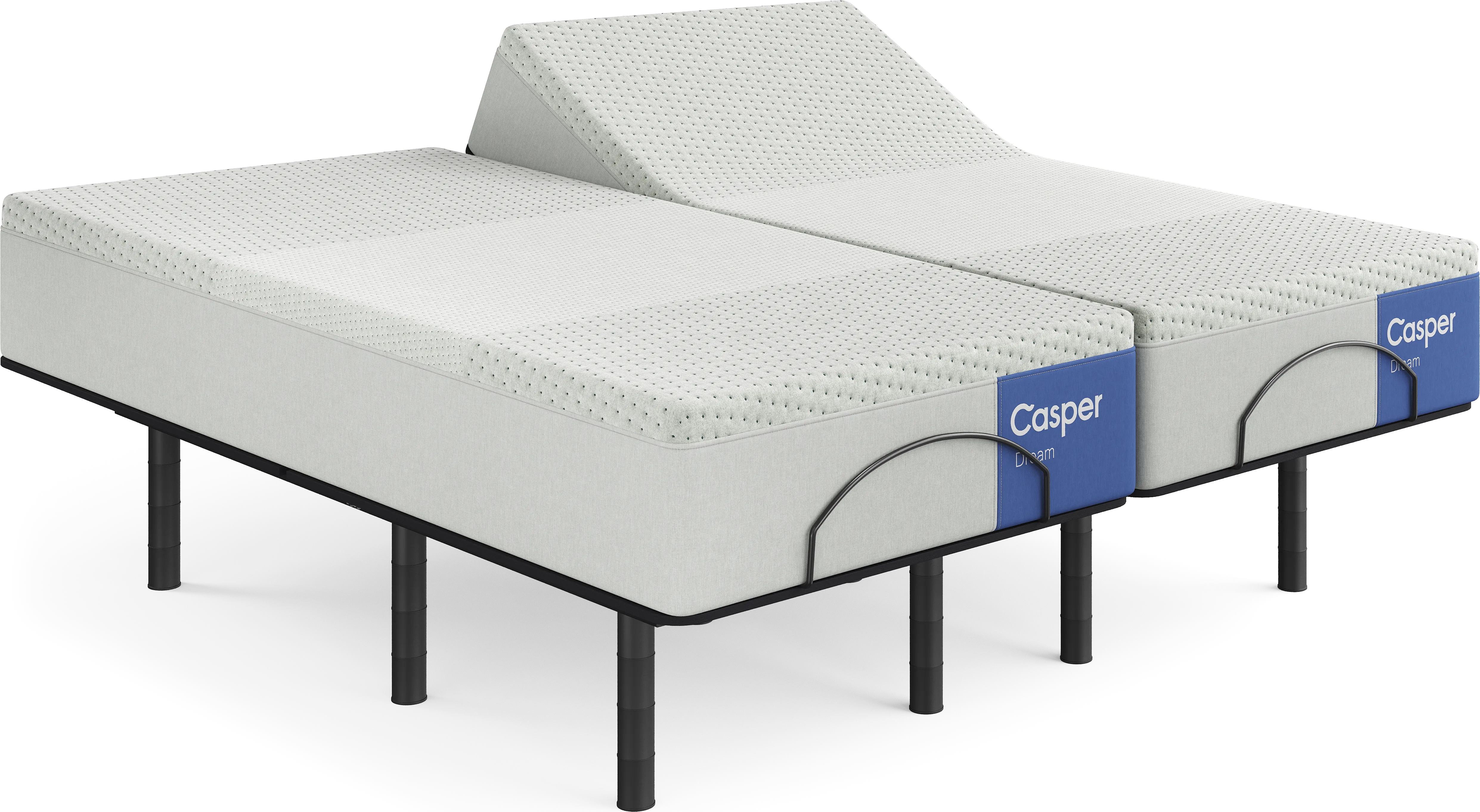 Casper Dream Split King Mattress with Head Up Only Base - Thumbnail - Image 1