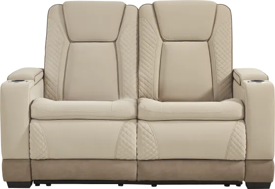 Donovan Park Beige Loveseat