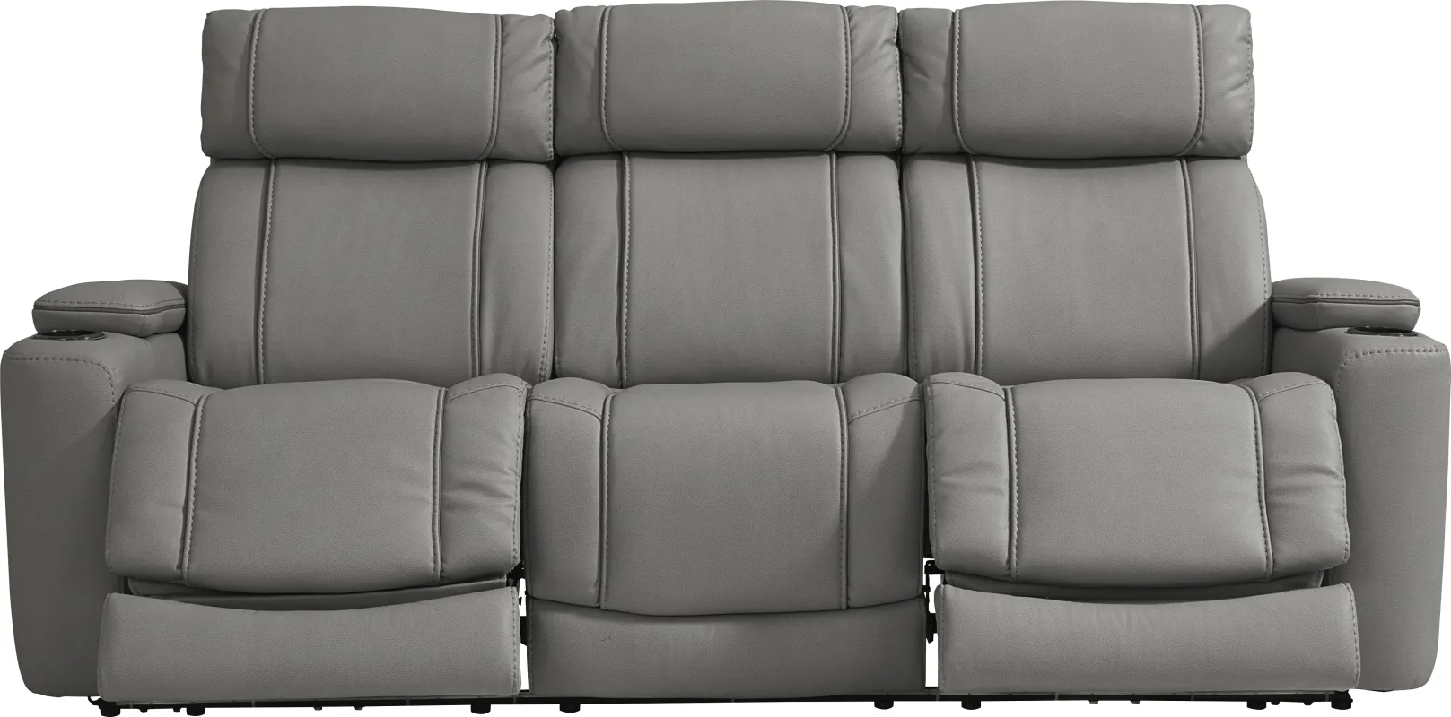 Haven Point Charcoal Dual Power Reclining Sofa