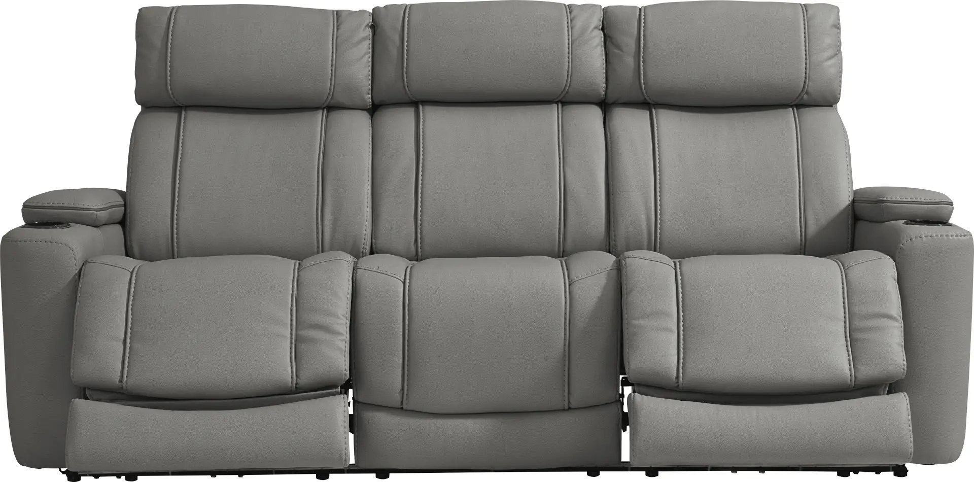 Haven Point Charcoal Dual Power Reclining Sofa