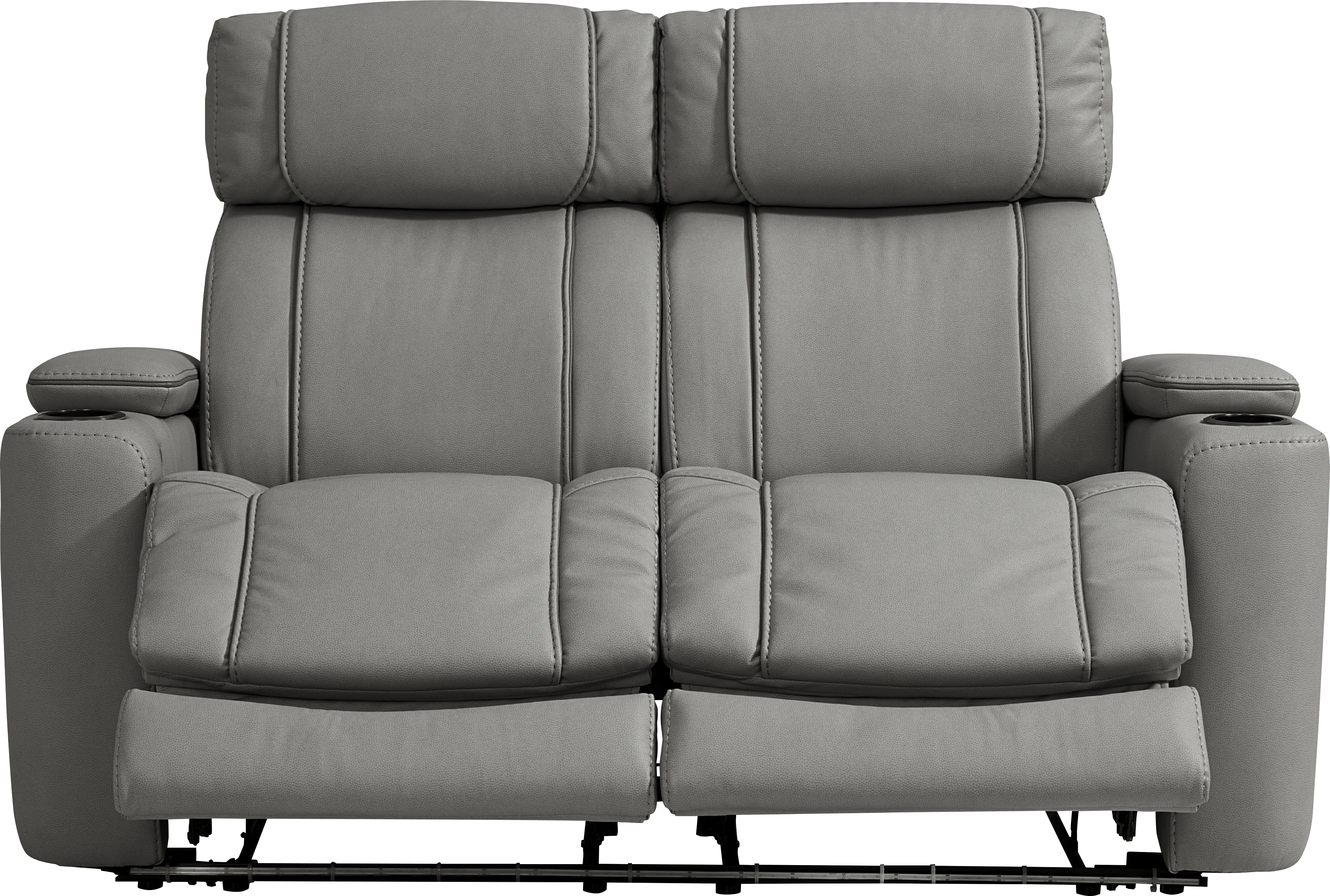 Haven Point Charcoal 7 Pc Reclining Living Room with Dual Power Reclining Sofa - Thumbnail - Image 10
